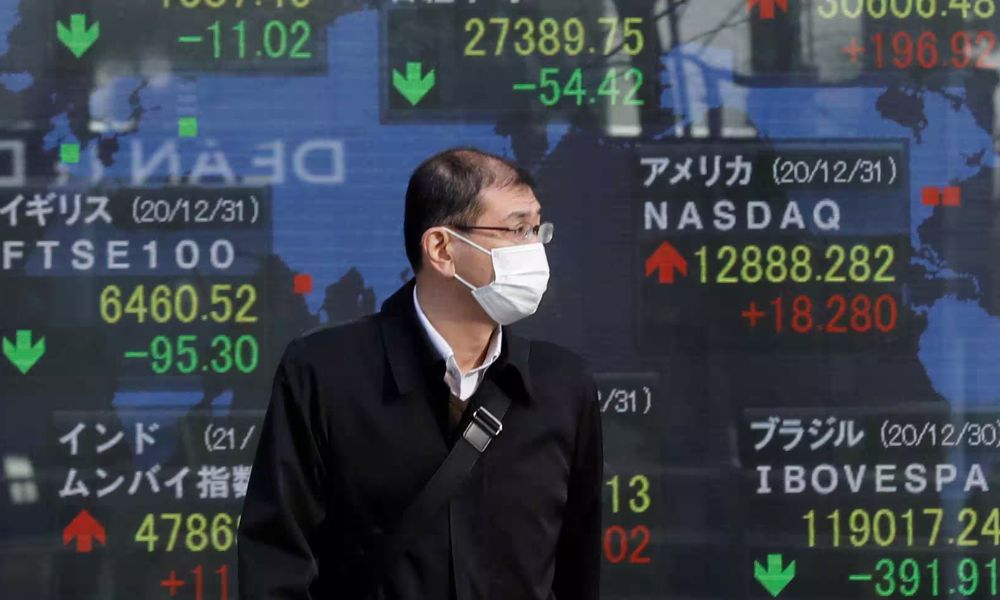 Asia shares slip further as China casts a pall, dollar's slide abates